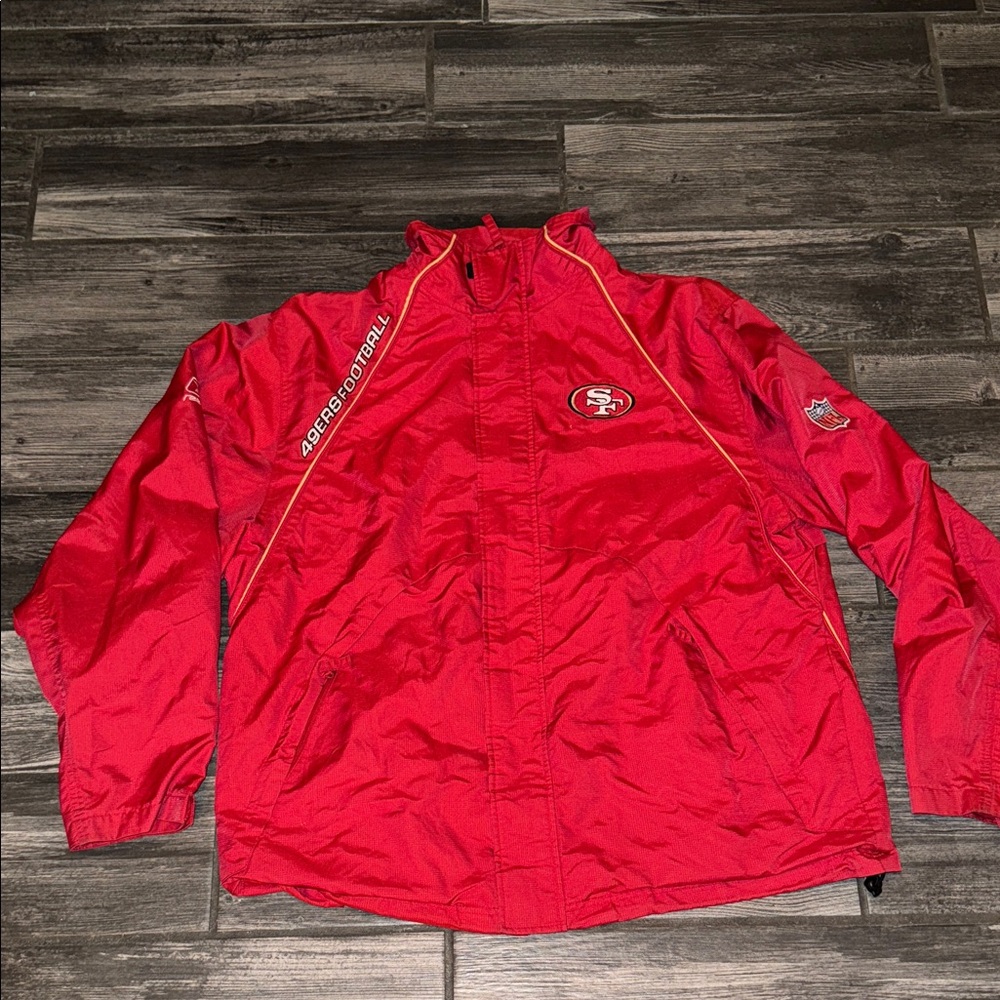 Reebok vintage San Francisco 49ers Windbreaker Jacket sample unreleased 90s